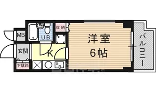 ハイライフ須佐野【3階】の間取り