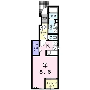 Kohaku(コハク【1階】の間取り