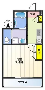 エーデルヴィラ【1階】の間取り