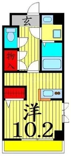 カーネリアンコート T・S【1階】の間取り