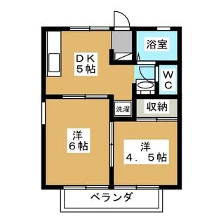 メゾン東ヶ丘【1階】の間取り