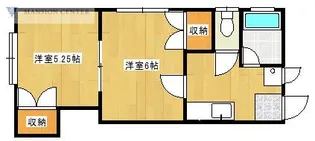 クレセント寺山【2階】の間取り