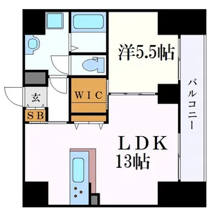 AXIA MEIEKI【5階】の間取り