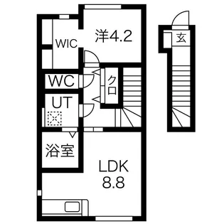GLORIA(グローリア)【2階】の間取り