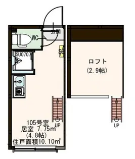 メゾン上北【1階】の間取り