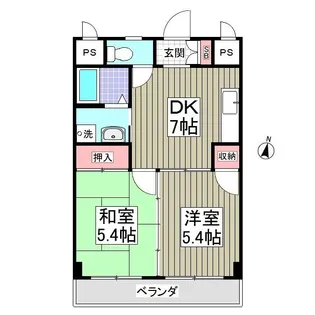 アルファーレジデンス【2階】の間取り