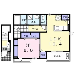 ALBA-17【2階】の間取り