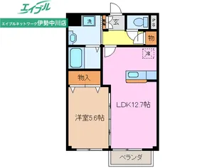 ルーチェ塚本【1階】の間取り