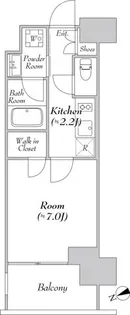 カナルフロント芝浦【9階】の間取り