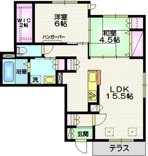 BORIKI横浜みどり A棟【1階】の間取り
