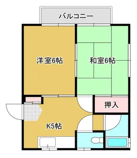 シティハウス戸尾【2階】の間取り