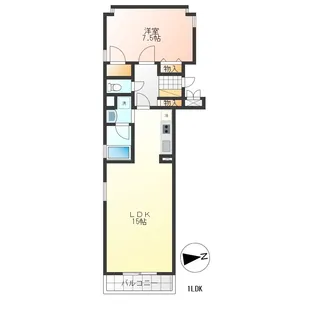 グリーンヒルズナカダ【2階】の間取り