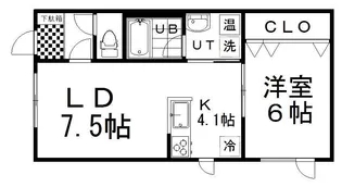 Live Flat II【1階】の間取り