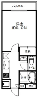 サンフォレストII【2階】の間取り