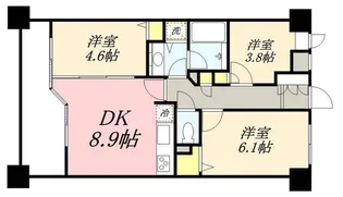 LANAI T GARDEN【8階】の間取り