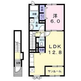 ラ・ルーチェ【2階】の間取り