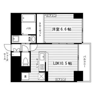 ルラシオン北7条【10階】の間取り