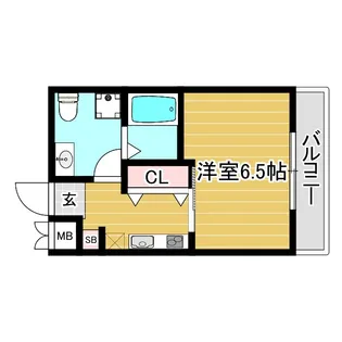 パロス須磨戸政町【2階】の間取り