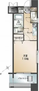 エンクレスト福岡【2階】の間取り