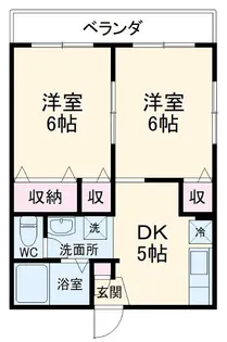 ハイツ吉田B【1階】の間取り