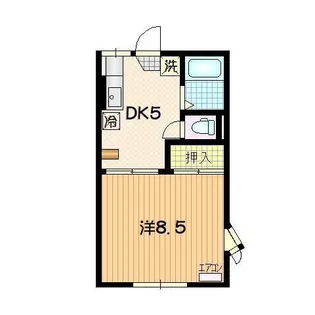 ビューラー多賀【1階】の間取り