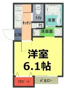ヴィラート武里【1階】の間取り