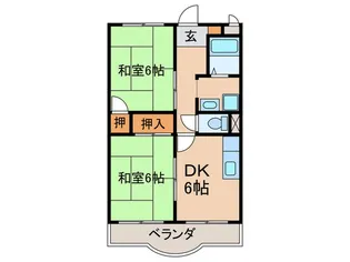 ハイレスト白鳳【3階】の間取り