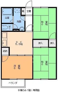 グランハイツ味生【2階】の間取り