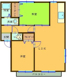 グランドゥールマルナカ 1号棟【2階】の間取り
