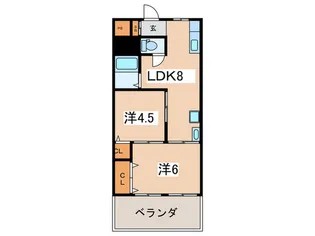 中央ビル【3階】の間取り
