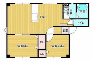 プラドール C棟【1階】の間取り