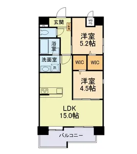 Mth GRANDE 新大江【7階】の間取り
