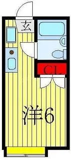 アーク佐野B【2階】の間取り