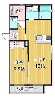 AGRUMES LE SECOND【3階】の間取り
