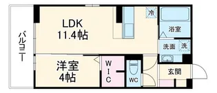 ノイハイマート屋形【1階】の間取り