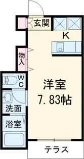 PARK TERRACE 新松戸I【1階】の間取り