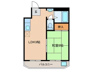 ハイツ大蔵【3階】の間取り