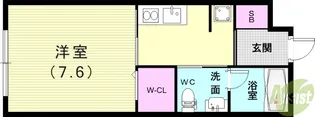 TOAST AKASHI【2階】の間取り