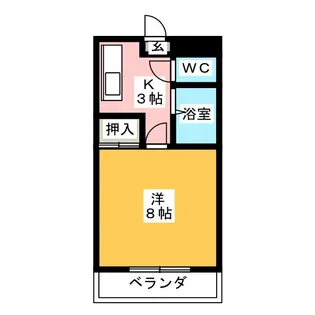 グリンゲイブル【1階】の間取り