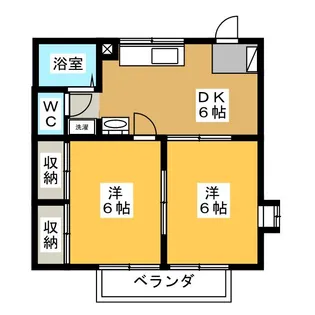 サンライズソハラ【2階】の間取り