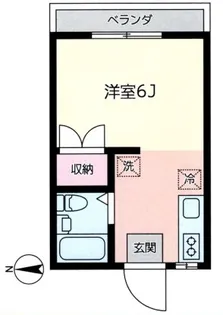 ラフォーレモトヤマ【2階】の間取り