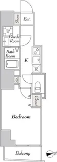 エシッド市谷薬王寺【3階】の間取り