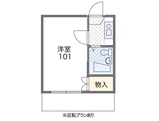 レオパレス豊田【1階】の間取り
