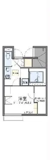 レオネクストエスペランサ八幡【1階】の間取り