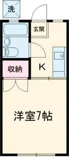 ハイツユー【1階】の間取り