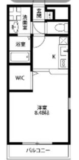 アンプルール光明池【1階】の間取り