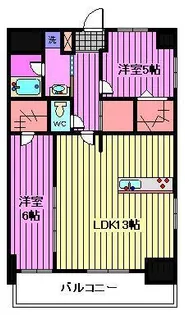 ラグゼナ浦和【4階】の間取り