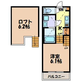 K Flat【1階】の間取り
