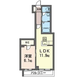 マーリエ【1階】の間取り