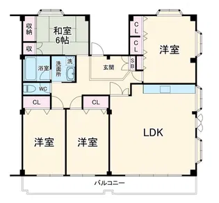 リーナハウス【2階】の間取り